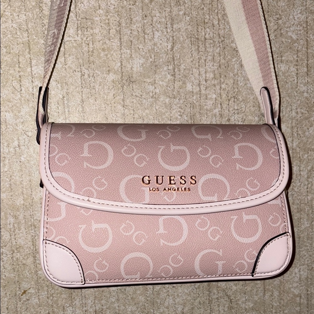 Guess Pink Crossbody Bag